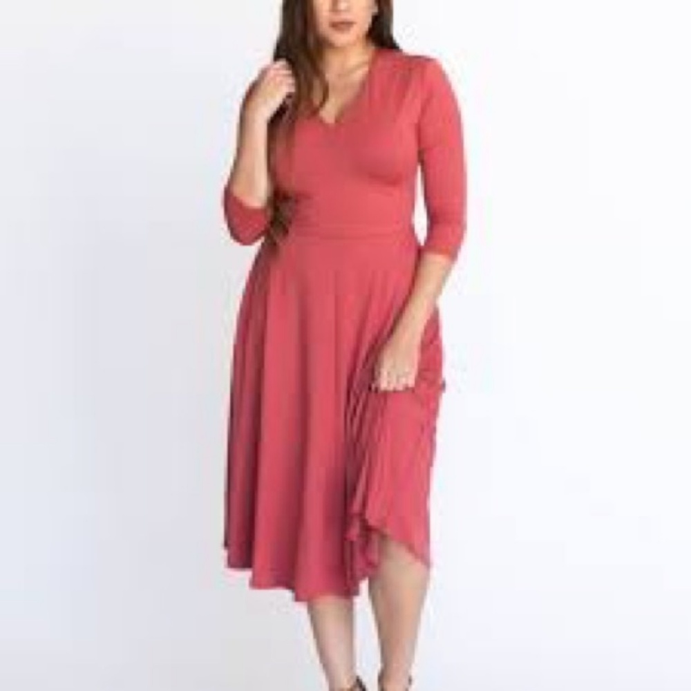 Dark Blush Curie Dress by Agnes & Dora